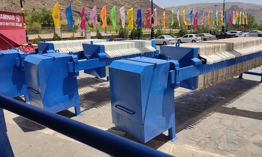 محصولات فناورزیست : فیلتر پرس صنعتی