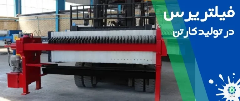 استفاده از دستگاه فیلتر پرس در تصفیه پساب کارتن سازی