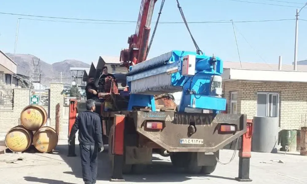 فیلتر پرس مخصوص سنگبری و تصفیه پساب